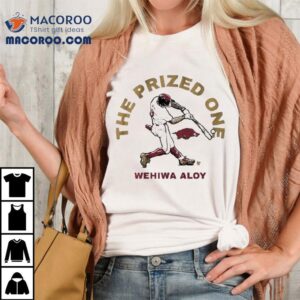 Wehiwa Aloy The Prized One Arkansas Razorbacks Tshirt