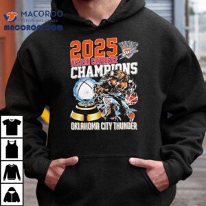 Western Conference Champions Oklahoma City Thunder Nba 2025 Shirt