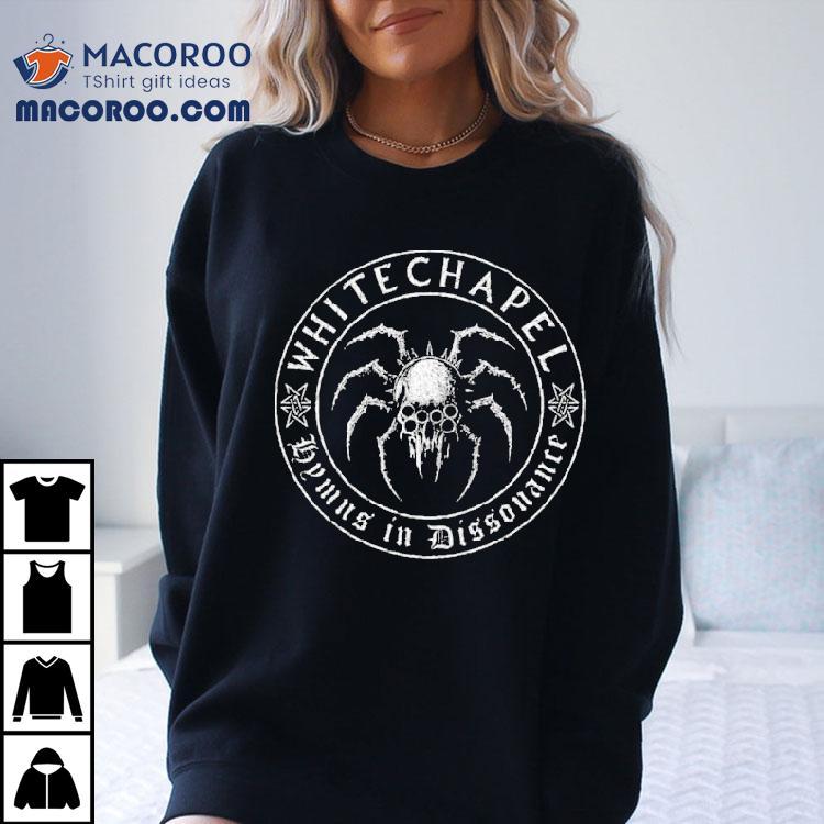 Whitechapel Hymns In Dissonance Spider Skull Shirt Whitechapel Hymns In Dissonance Spider Skull Shirt