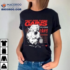 Will And Power Pray For These Gains Shirt