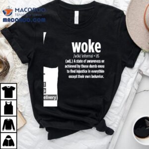 Woke Adj Meaning Definition Shirt