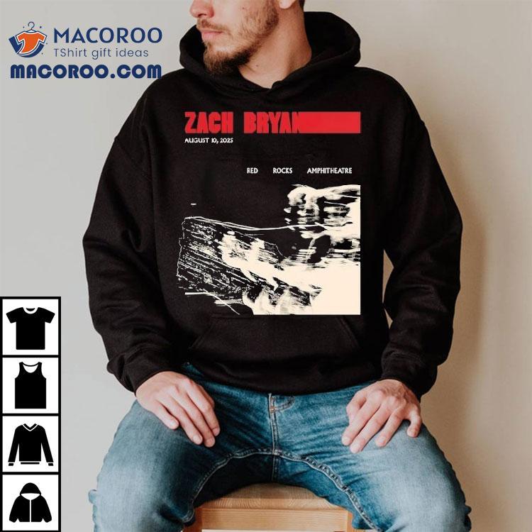 Zach Bryan Show At Red Rocks Park And Amphitheatre On August 10 2025 Shirt Zach Bryan Show At Red Rocks Park And Amphitheatre On August 10 2025 Shirt