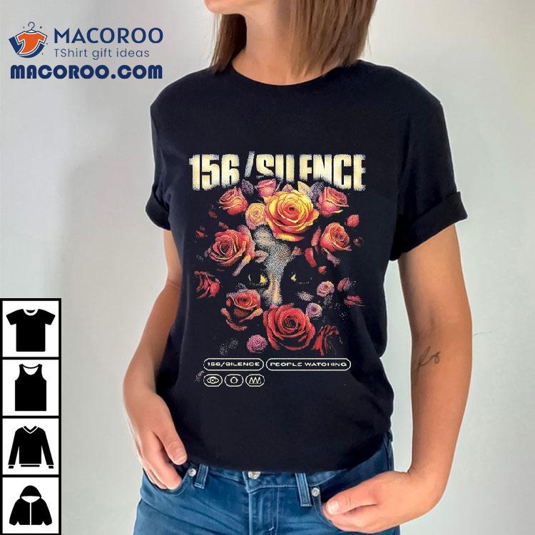 156 Silence People Watching Flower Eyes Shirt 156 Silence People Watching Flower Eyes Shirt