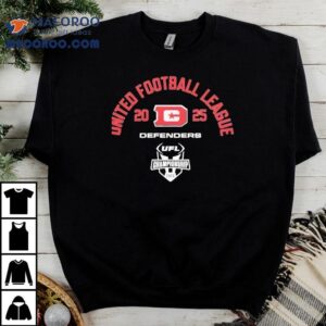 2025 Dc Defenders Ufl United Football League Championship Game Shirt