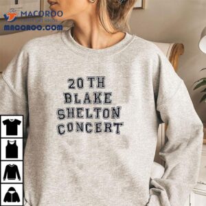 20th Blake Shelton Concert Shirt