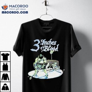 3 Inches Of Blood Blood Hockey Heavy Metal Shirt