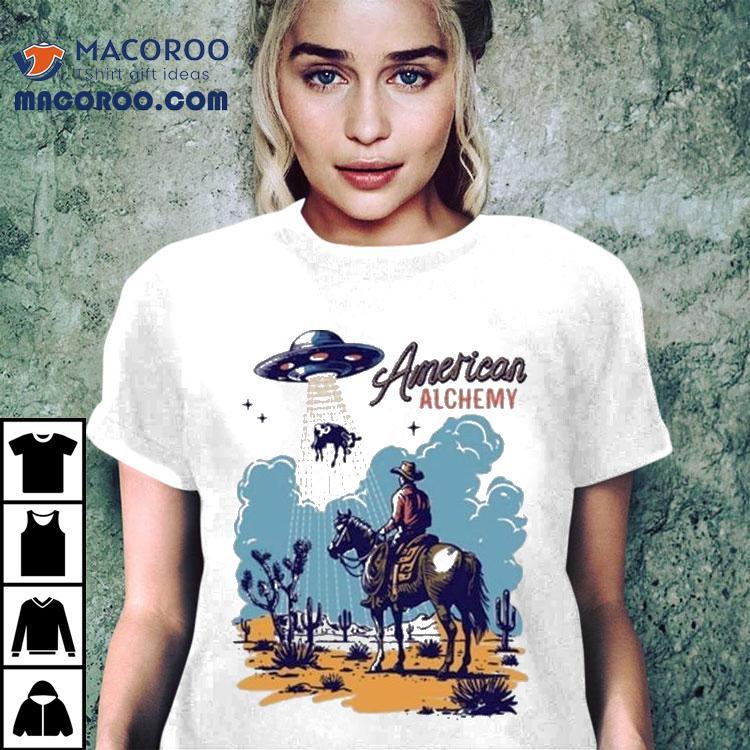 American Alchemy Cowboy Ufo Shirt American Alchemy Cowboy Ufo Shirt