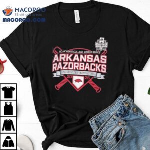 Arkansas Razorbacks Ncaa Men’s College World Series 2025 The Greatest Show On Dirt Shirt