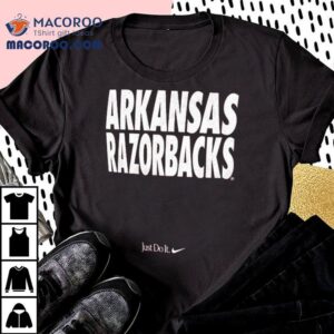 Arkansas Razorbacks Omahogs 2025 College World Series Dugout The Arkansas Razorbacks Are Here To Win Just Do It Nike Shirt