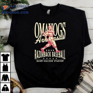 Arkansas Razorbacks Omahogs Baseball Baum Walker Stadium 2025 Shirt