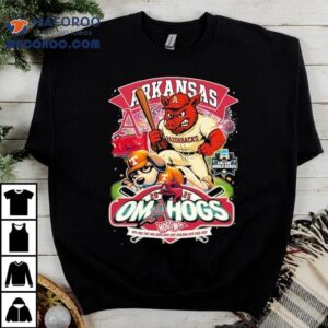 Arkansas Razorbacks Stomp Tennessee Volunrs Ncaa 2025 College World Series Mascot Shirt