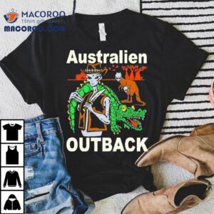 Australien Outback Gator Knife Shirt
