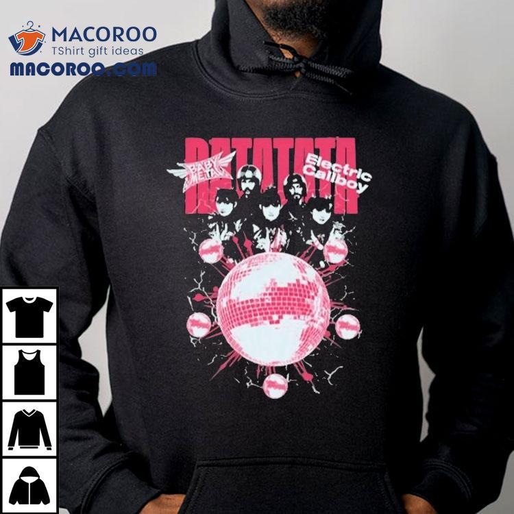 Babymetal X Electric Callboy Ratatata Disco Shirt Babymetal X Electric Callboy Ratatata Disco Shirt