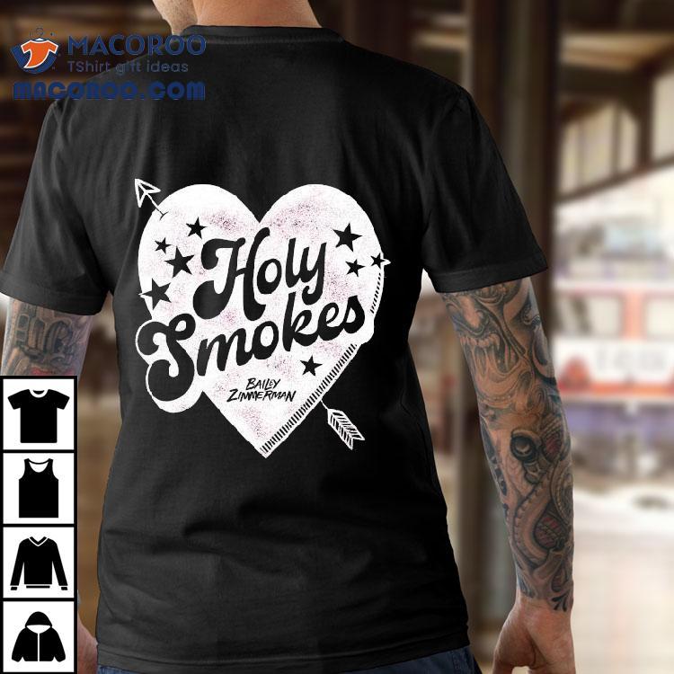 Bailey Zimmerman Holy Smokes Heart Shirt Bailey Zimmerman Holy Smokes Heart Shirt