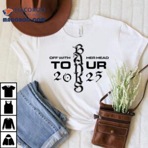 Banks Off With Her Head Tour 2025 Shirt