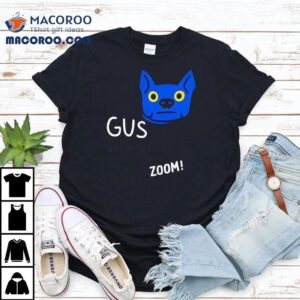 Blue Dog Cartoon Gus Zoom Shirt