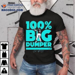 Cal Raleigh 100% Big Dumper Seattle Mariners Signature Shirt 1 Cal Raleigh Big Dumper Seattle Mariners Signature Tshirt