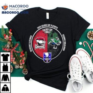 Charlotte Checkers Vs Abbotsford Canucks 2025 Calder Cup Finals Dueling Souvenir Shirt