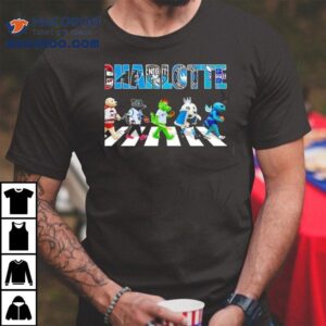 Charlotte Sports Team Mascot Abbey Road Shirt 1 Charlotte Sports Team Mascot Abbey Road Tshirt