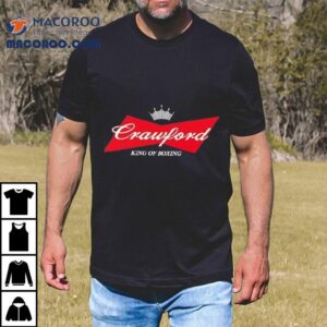 Crawford King Of Boxing Logo Parody Tshirt