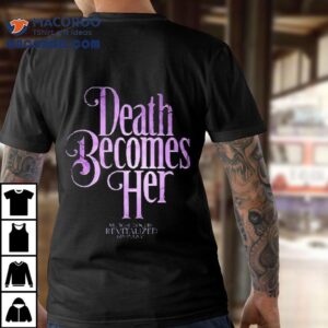 Death Becomes Her Broadway Logo Shirt 1 Death Becomes Her Broadway Logo Tshirt