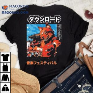 Download Festival 2025 Anime Fox Shirt