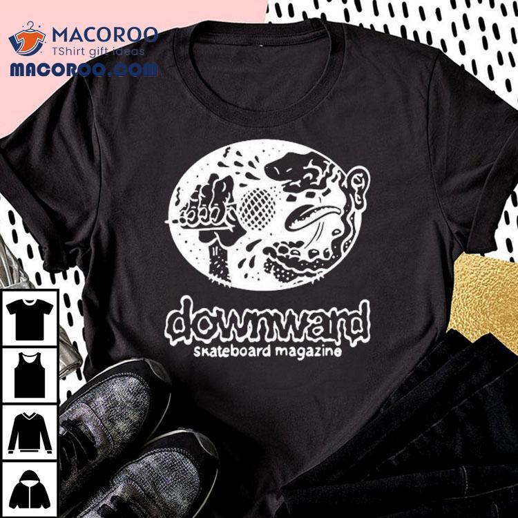 Downward Skateboard Magazine Mic Shirt Downward Skateboard Magazine Mic Shirt