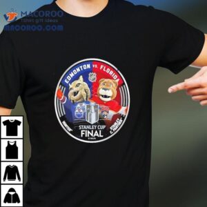 Edmonton Oilers Vs Florida Panthers Mascots Nhl Stanley Cup Final Tshirt