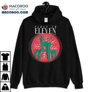 First To Eleven Holiday Christmas Photo Shirt