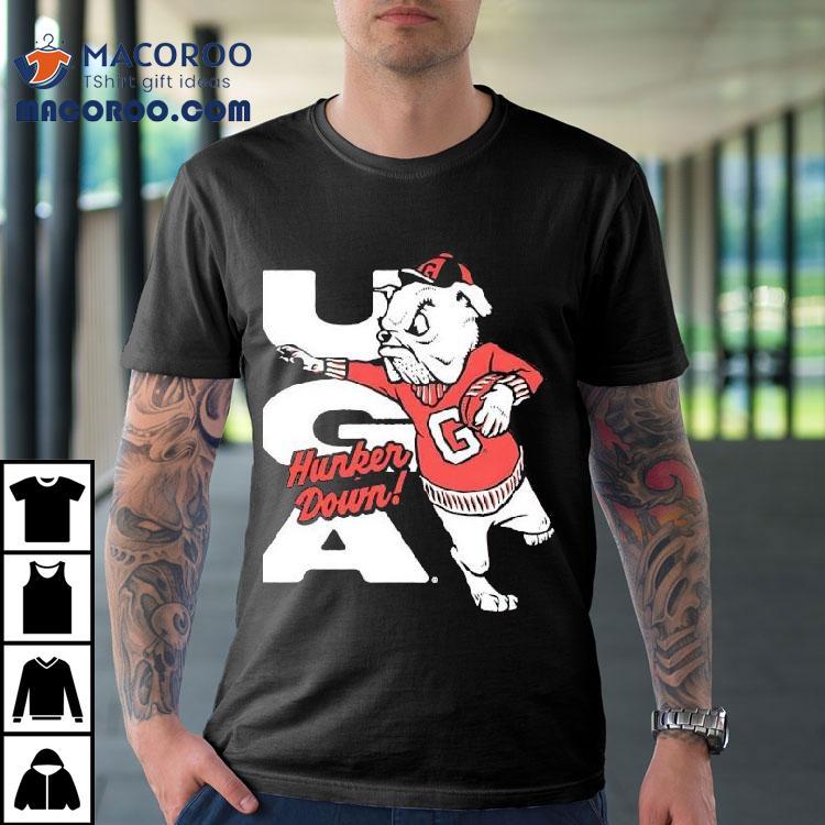 Georgia Bulldogs Football Uga Hunker Down Vintage Shirt Georgia Bulldogs Football Uga Hunker Down Vintage Shirt