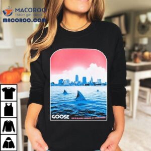 Goose June 19-20 2025 Jacobs Pavilion At Nautica, Cleveland, Oh Shark Fin Shirt