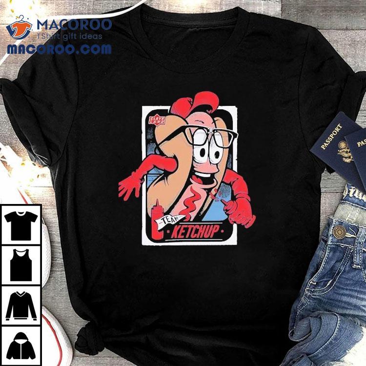 Hot Dog Ketchup Cleveland Team Shirt Hot Dog Ketchup Cleveland Team Shirt