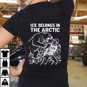 Ice Belongs In The Arctic Bear Shirt