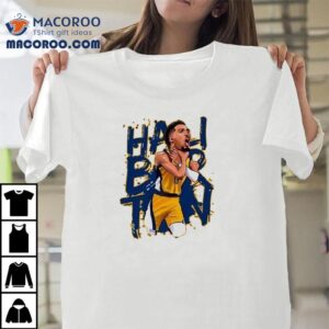Indiana Pacers Tyrese Haliburton Choke Caricature Shirt 1 Indiana Pacers Tyrese Haliburton Choke Caricature Tshirt