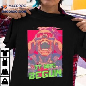 It Has Begun Style Comic Tshirt