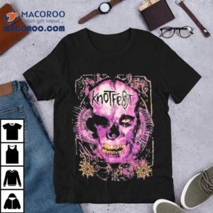 Knotfest Composite Skull Roadshow Tour Tshirt