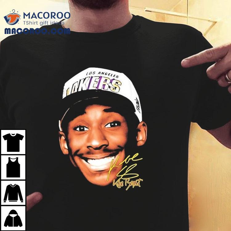 Kobe Bryant Draft Day Big Head Face Los Angeles Lakers Shirt Kobe Bryant Draft Day Big Head Face Los Angeles Lakers Shirt