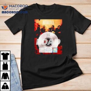 Metallica Load Platinum Award Plaque Signed Shirt 1 Metallica Load Platinum Award Plaque Signed Tshirt