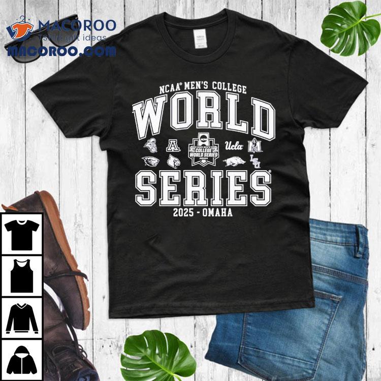 Ncaa Men’s College World Series 2025 Omaha Shirt Ncaa Men’s College World Series 2025 Omaha Shirt
