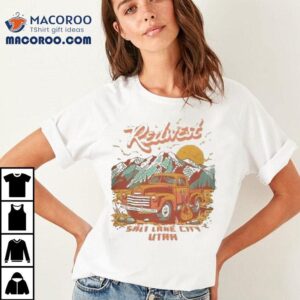 Red West Salt Lake City Utah Scenic Drive Shirt 1 Red West Salt Lake City Utah Scenic Drive Tshirt