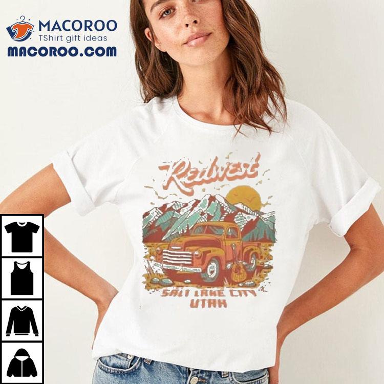 Red West Salt Lake City Utah Scenic Drive Shirt Red West Salt Lake City Utah Scenic Drive Shirt
