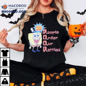 Squarepants Poop People Order Our Patties Shirt 1 Squarepants Poop People Order Our Patties Tshirt