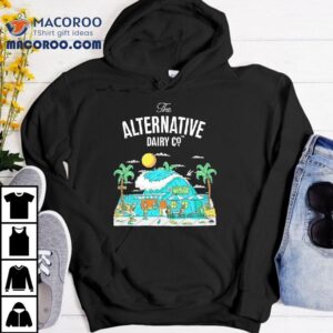 The Alternative Dairy Co Almond Beach Caf Block Tshirt