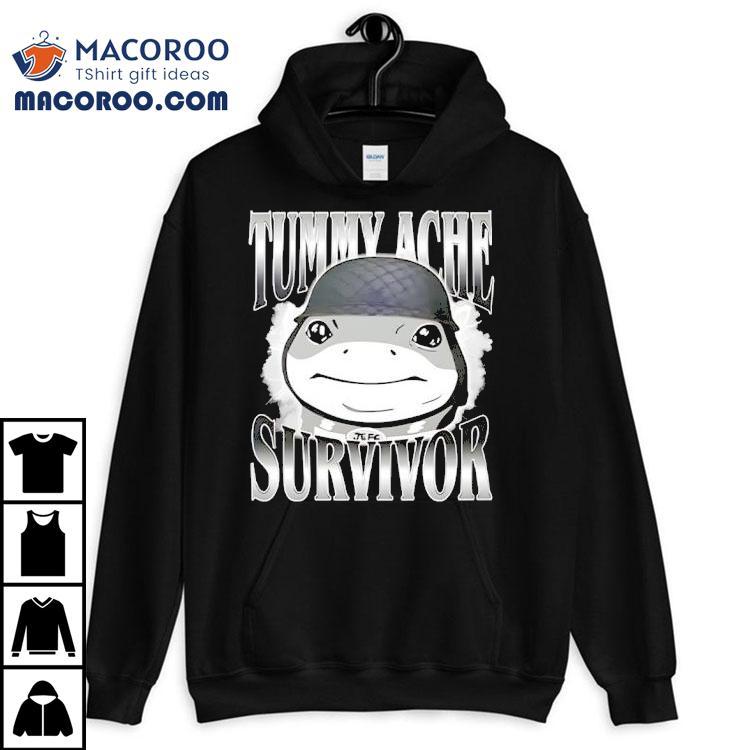 Tummy Ache Survivor Jeff The Land Shark Helmet Meme Shirt Tummy Ache Survivor Jeff The Land Shark Helmet Meme Shirt