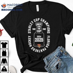 Two-time Stanley Cup Champions 2024-2025 Florida Panthers Shirt