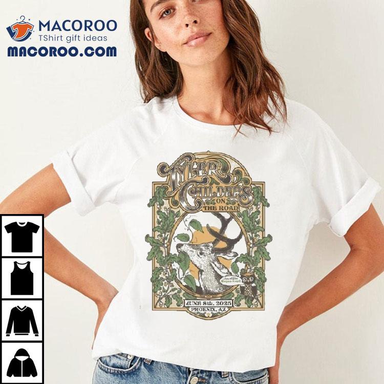 Tyler Childers On The Road At Phoenix Az On June 8 2025 Deer Shirt Tyler Childers On The Road At Phoenix Az On June 8 2025 Deer Shirt
