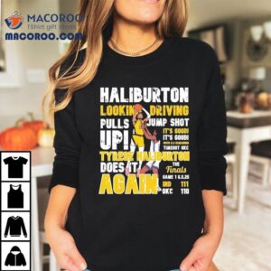 Tyrese Haliburton Looking Driving Pulls Jumpshot Up Shirt