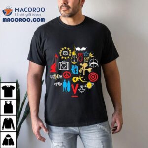 U2 Love And Peace Or Else Icons Logos Shirt