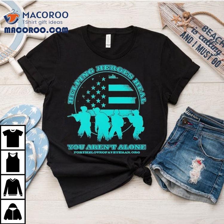 Usa Soldiers Helping Heroes Heal You Aren’t Alone Vintage Shirt Usa Soldiers Helping Heroes Heal You Aren’t Alone Vintage Shirt