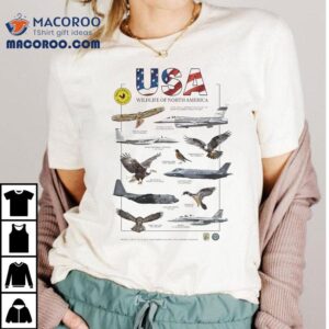 Usa Wildlife Of North America Birds Of Prey Shirt